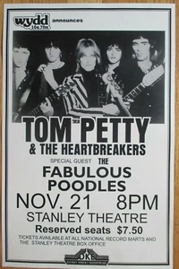 Tom Petty & The Heartbreakers Poster April 12th, Stanley Theatre, Pittsburgh PA  - Picture 1 of 1