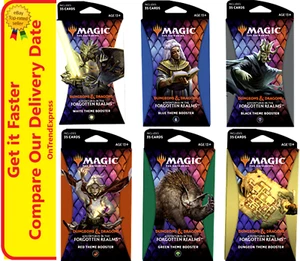 Juego de 6 potenciadores temáticos Magic MTG D&D Adventures in the Forgotten Realms - Imagen 1 de 6