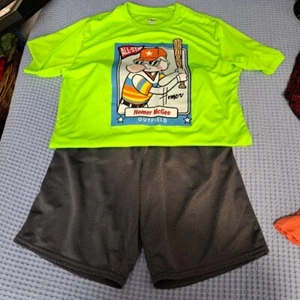 BOYS TSHIRT and BASEBALL Shorts Size 16/18 Shorts, XXL boys Shirt NWOT - Picture 1 of 5