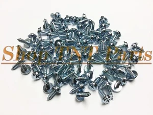 #8 x 1/2" General Purpose Screws 100pc Tapping Phillips w/ Washer Base Trim Zinc - Picture 1 of 1