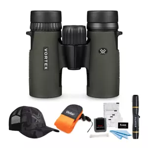 Vortex Diamondback 8x32 Binocular with Foam Float Strap and Accessory Bundle - Picture 1 of 8