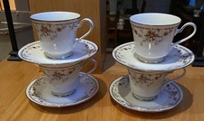 Noritake ADAGIO Cup & Saucer Set(s) of 4    NEAR MINT!!!