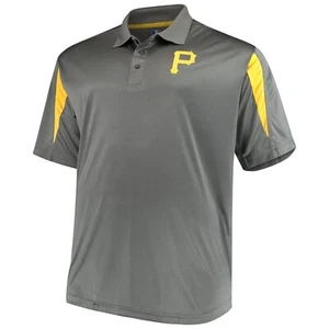 MLB Majestic Pittsburgh Pirates Polo Collared Shirt 4XL/XXXXL NWT - Picture 1 of 6