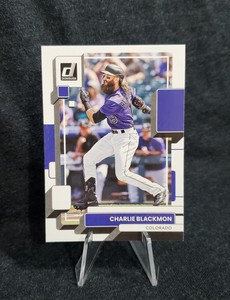2022 Donruss Baseball Base #98 Charlie Blackmon - Colorado Rockies