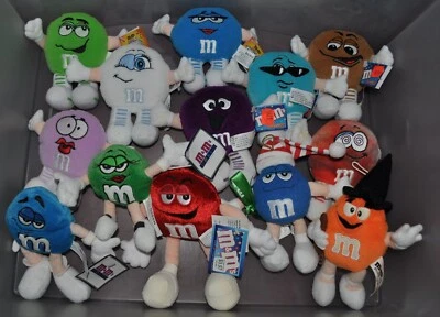 1998 Vocal Violet HTF & Winkin' White and Friends M&M Minis Swarmees Plush & 97  - Image 1 of 4