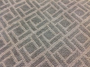 Anna French Geometric Lattice Upholstery Fabric- Donatella / Grey 6.75 yd AW2571 - Picture 1 of 3