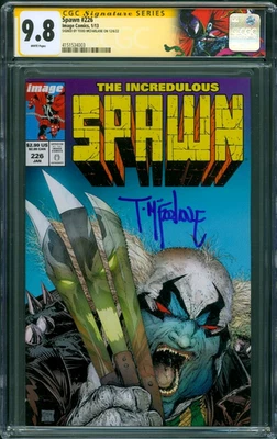 Spawn 226 CGC SS 9.8 Todd McFarlane Signed Hulk 340 Homage Custom Label 1/13 - Image 1 of 2