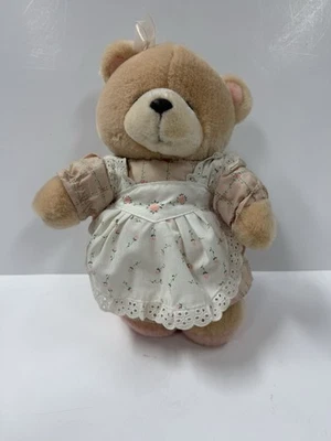 Vintage Forever Friends Bears - Andrew Brownsword Plush Bear With Dress & Apron - Image 1 of 4