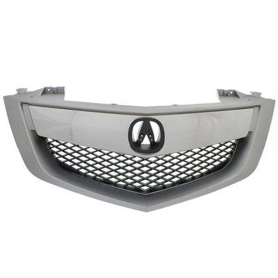 For 10-13 MDX with Technology Package Front Grille Grill Assembly Silver Molding - Imagem 1 de 4