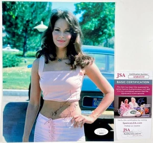 Foto D de los Ángeles de Charlie firmada por Jaclyn Smith 8x10 autógrafo auténtico certificado de autenticidad JSA - Imagen 1 de 1