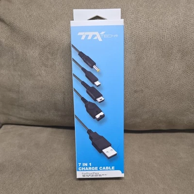 7-in-1 Charge Cable for GBA SP/DS/DSL/ DSI/3DS/PSP - Image 1 of 3