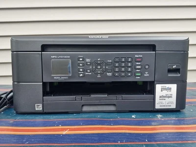 Impressora Jato de Tinta All-in-One Brother MFC-J1010DW WiFi Fax Cópia Digitalização Nova Caixa Aberta - Imagem 1 de 4