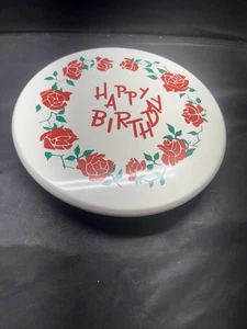 Soporte Giratorio para Pasteles Feliz Cumpleaños Musical Años 50 De Colección Funcionando - Imagen 1 de 4