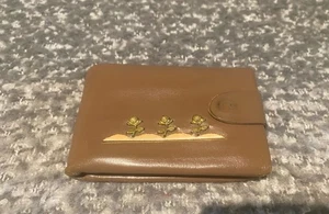 Vintage Justin Leather Genuine Cowhide Lady Trimline Pre-owned Wallet - Picture 1 of 8