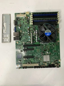 Intel S3420GP Board Combo + Xeon x3430 + 8GB DDR3 ECC + IO SHIELD - Picture 1 of 3