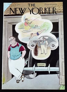 The New Yorker Magazine Cover Aug 29 1942 Original Multi-Color Print Rea Irvin - Bild 1 von 3