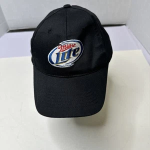 MILLER LITE HARLEY DAVIDSON SPONSOR Strapback Hat Baseball Cap 2008 NWOT - Picture 1 of 8