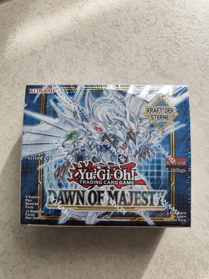 Yu-Gi-Oh Dawn of Majesty Display 1. Auflage Deutsch NEU OVP versiegelt - Bild 1 von 2
