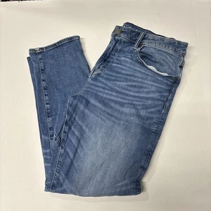 American Eagle Uomo Vestibilità Atletica 36x32 Airflex+ Denim Lavaggio Medio - Foto 1 di 8