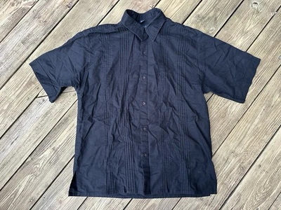 [222] Guayabera Shirt Large (22.5x29) Cuban Camp Cabana Guayaberas Jack Mens - Image 1 of 4