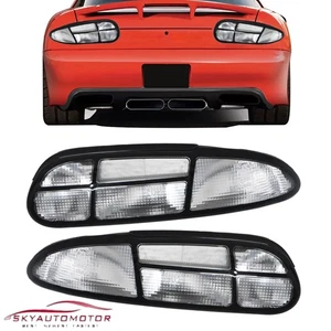 For Chevrolet Camaro 1993-2002 Tail Lights Lamps Assembly Pair Left Right Clear - Picture 1 of 12