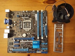 Asus P8H61-M Pro - Socket 1155 - z chłodnicą i osłoną I/O - Zdjęcie 1 z 6