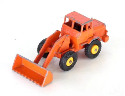 Matchbox Tractor Shovel No69 Lesney Toy Rare Diecast Vintage Orange Model - Image 1 of 4