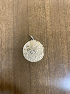 Ciondolo Vintage Wells Argento Sterling Madre Incantesimo - Foto 1 di 3
