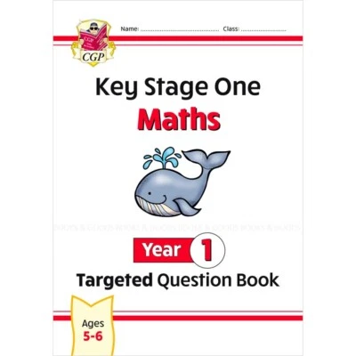 KS1 Year 1 Maths Targeted Question Workbook with Answer Ages 5-6 CGP Key Stage 1 - Image 1 of 4