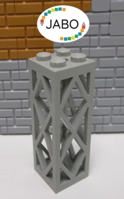 (i 2/4) LEGO 2580c01 опорный столб 2x2x5 старый светло-серый 3313 - Изображение 1 из 2