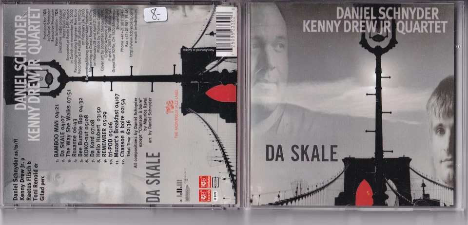 Daniel Schnyder, Kenny Drew Jr Quartet -Da Skale- CD TCB Records near mint - Bild 1 von 1
