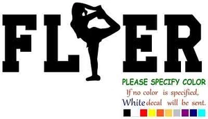 Flyer with Scorpion Vinyl Decal Sticker Car Truck Window Bumper Various Sizes - Picture 1 of 4