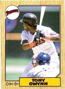 TONY GWYNN 1987 OPC O PEE CHEE #198  $1 Items MUST Buy 2 to Qualify  B19R3S27P13