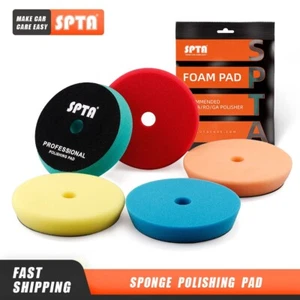 SPTA 5x 6 inch (150mm) Beveled Polishing Foam Pads Kit for DA/RO/GA Polisher - Picture 1 of 7