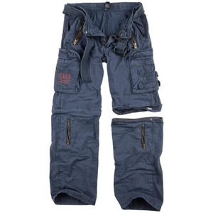Surplus Royal Outback Zip Off Trousers Army Mens Cargos Combat Pants Royal Blue - Picture 1 of 11