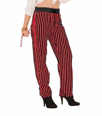 Striped Pirate Pants adult womens Halloween costume - Image 1 of 2
