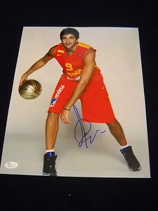 Ricky Rubio Autographed Spain Espana 11x14 Photo Minnesota Timberwolves/ JSA - Picture 1 of 2