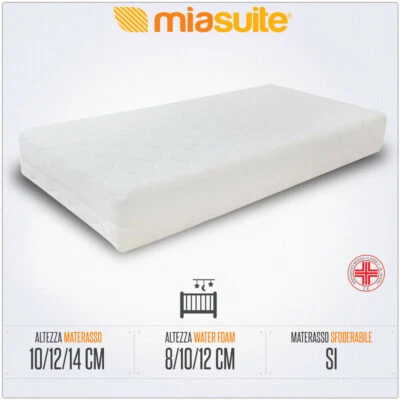 MATERASSO CULLA SFODERABILE LUPIN BABY BAYSCENT  BAMBINO ORTOPEDICO ANTIACARO - Immagine 1 di 4