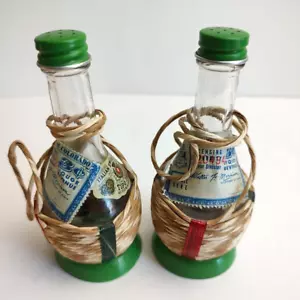 Vintage ITALIAN SWISS COLONY Tipo California Miniatur Flaschen Salz Pfeffer - Bild 1 von 6
