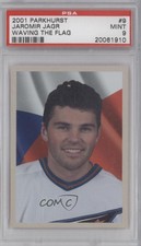 2001-02 ITG Parkhurst Waving the Flag Jaromir Jagr #9 PSA 9 MINT