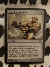 1x MTG Magic The Gathering TCG Vedalken Shackles Rare - Fifth Dawn