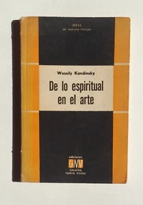 Kandinsky, Wassily - De lo espiritual en el arte y la pintura - Primera edicion - Imagen 1 de 1
