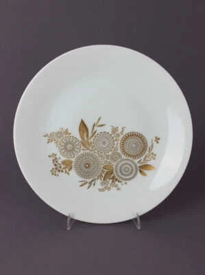 Hutschenreuther Porzellan Kuchenteller mit Golddekor 6 Stück - Bild 1 von 2