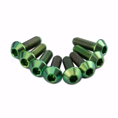 8x Ducati Panigale 959, 1299 S/R Verde Titanio Parabrisas Tornillos Pernos Foto 1 de 2