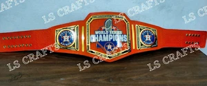 Houston Astros World Series Championship Belt Adult Size 2mm Brass - Picture 1 of 5