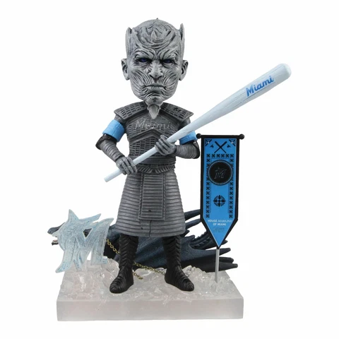 Miami Marlins Game of Thrones Night King GOT Bobblehead MLB Cover