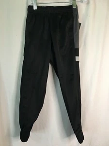 New Athletic Works Boys Tricot Pants Jogger black Gray XS 4-5 - Picture 1 of 4
