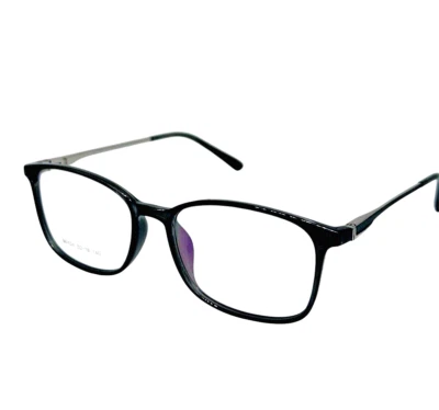 Anteojos Para Hombre Cuadrados Gris Oscuro Acetato/Metal 52-18-140 Demo-Lente Borde Completo Nuevo Foto 1 de 4