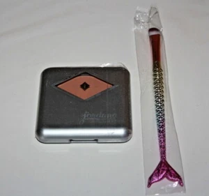 Jordana Pressed Powder #9 Sand New/ Sealed + Brush - Picture 1 of 2
