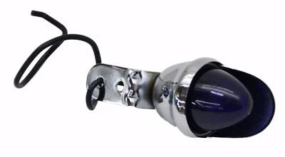 Mini lente auxiliar incandescente púrpura claro 1 bombilla visera cromada GG#82774 cada una Foto 1 de 4